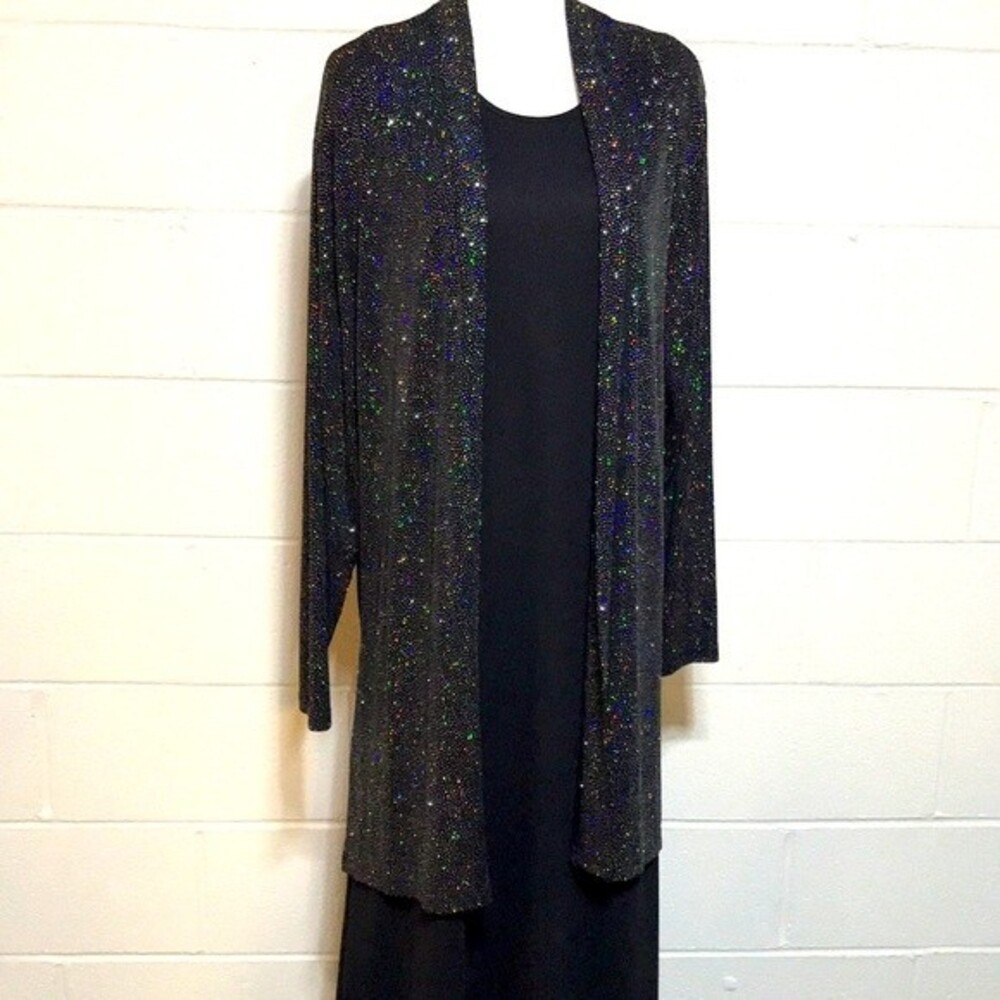 Praise Hymn Black 2pc S/L Dress w/Jacket